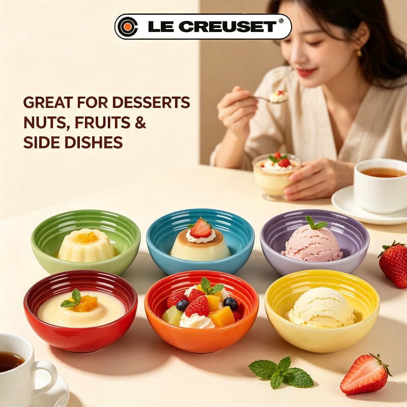 LE CREUSET 6Pcs Gradient Stone - đánh giá và giá Meal Prep Bowl