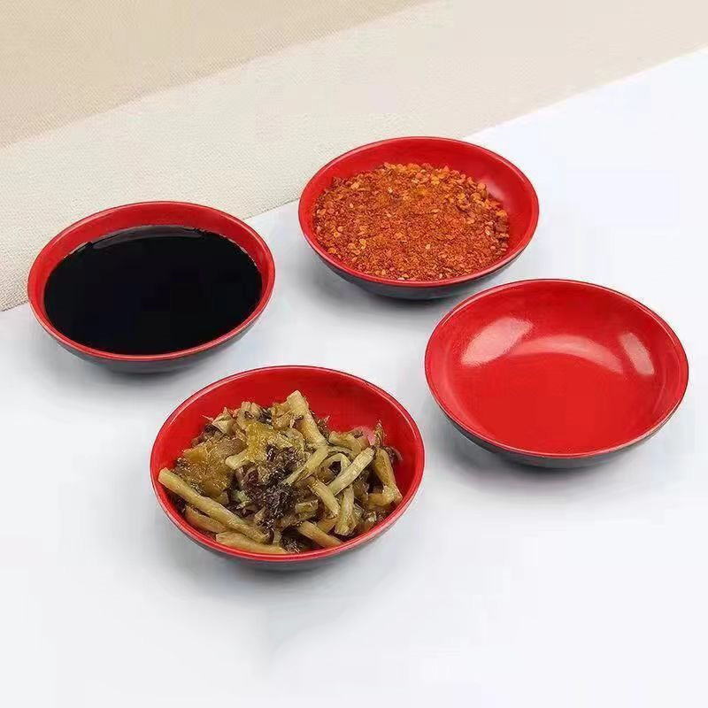 3Pcs Red And Black Round Melam - đánh giá và giá Meal Prep Bowl