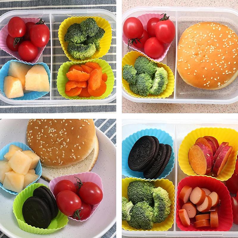 Lunch Box Divider Cup Reusable - đánh giá và giá Meal Prep Template