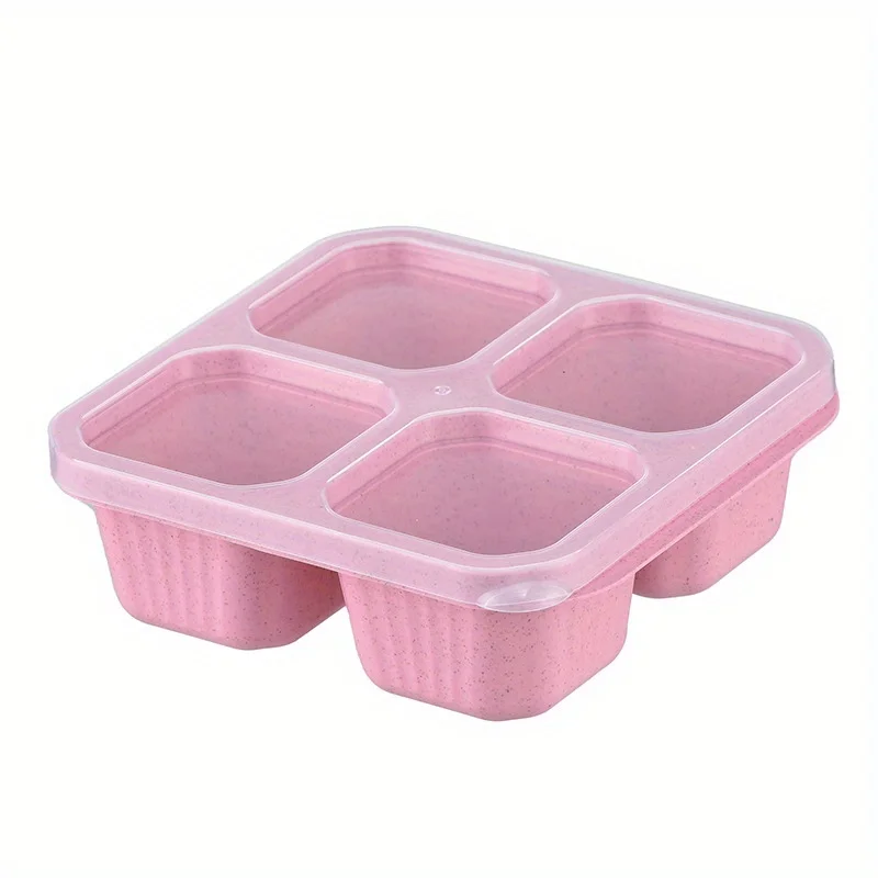 Snack Box with Four Transparen - đánh giá và giá Meal Prep Kitchen