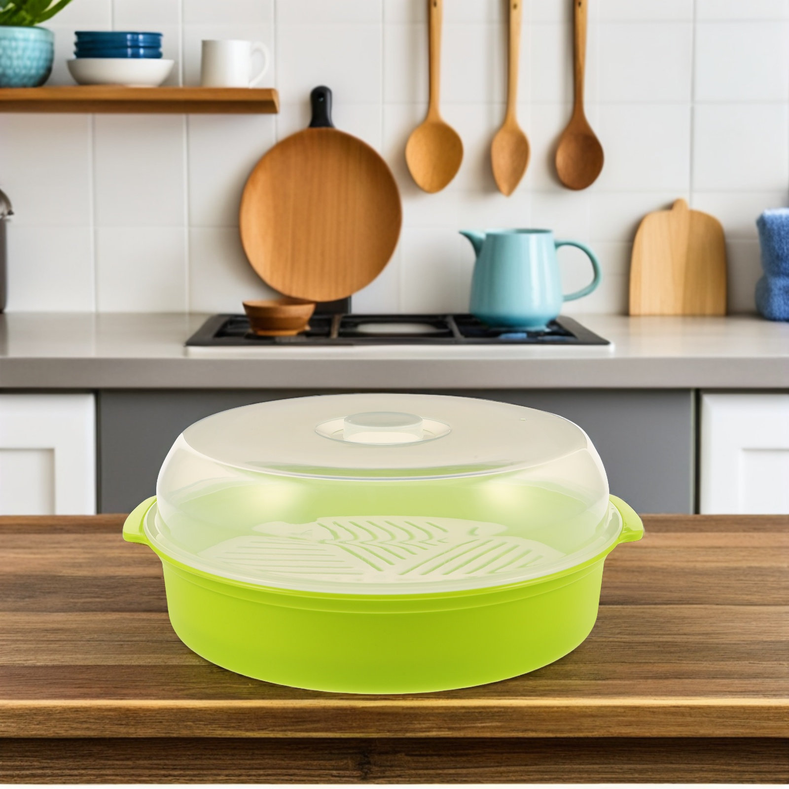 Microwave Steamer Bowl with Li - đánh giá và giá Meal Prep With Rice