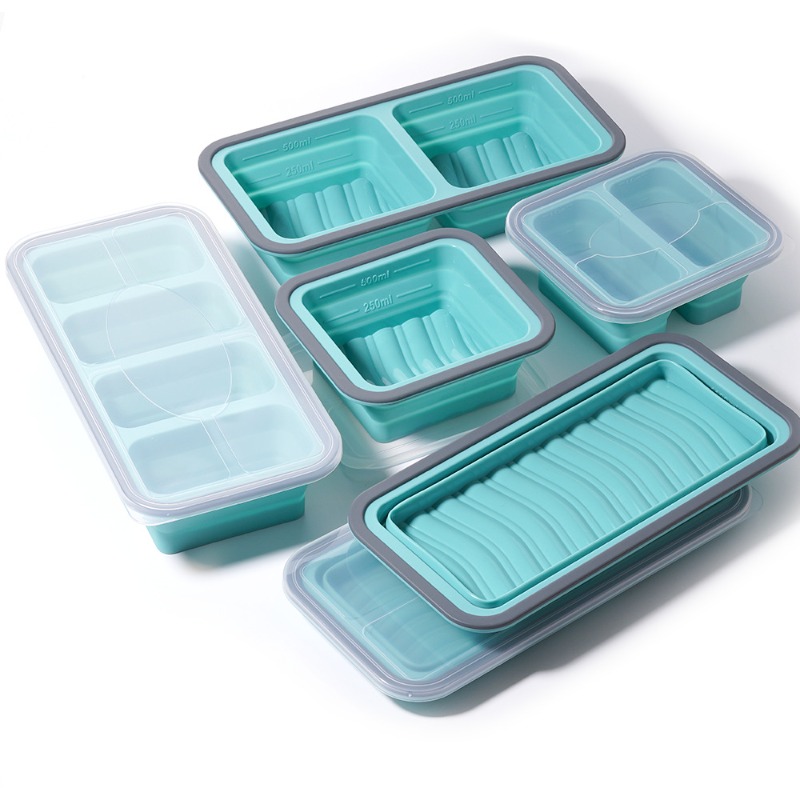 Freezer Tray with Lid 2 pcs Si - đánh giá và giá Meal Prep Template