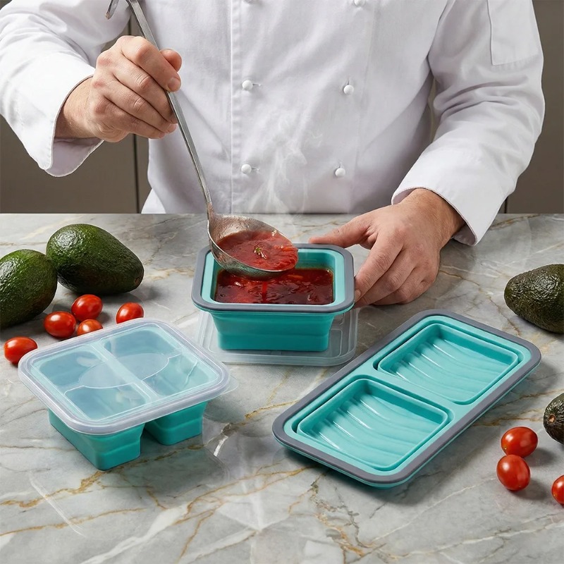 Freezer Tray with Lid 2 pcs Si - đánh giá và giá Meal Prep Template