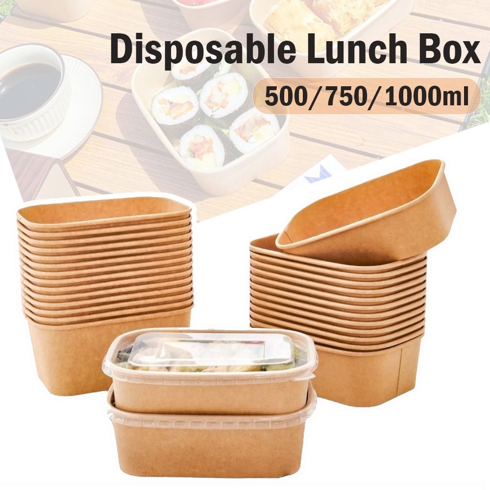 10PCS/Set Square Disposable Lu - đánh giá và giá Meal Prep Bowl